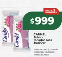 Carmel - Jabon tocador rosa