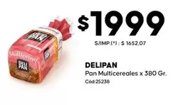 X$ - Pan Multicereales x 380 Gr. Cod:25238