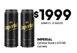 Imperial - Cerveza Stout x 473 MI.
