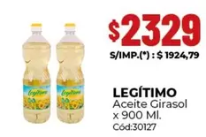 Legítimo - Aceite Girasol