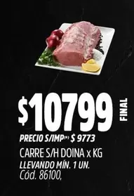 X$ - CARRE S/H DOINA X KG