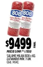 808 - SALAME MILAN x KG