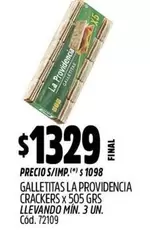 La providencia - GALLETITAS CRACKERS