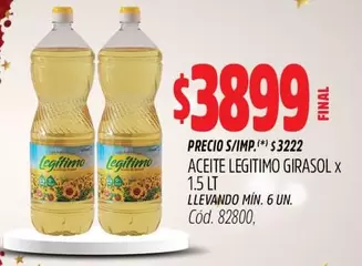 Legítimo - ACEITE GIRASOL