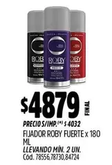 Roby - FIJADOR FUERTE