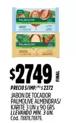 Palmolive - JABON DE TOCADOR ALMENDRAS/ KARITE