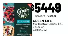 Green Life - Mix Cuatro Berries