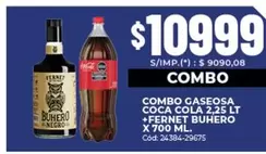 Coca cola - GASEOSA COCA COLA +FERNET BUHERO