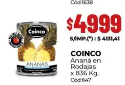 Coinco - Ananá en Rodajas