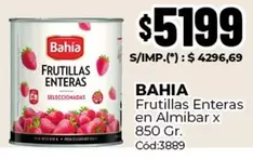 Bahía - Frutillas Enteras en Almibar x