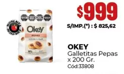 Okey - Galletitas Pepas
