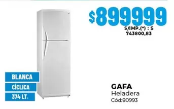 Gafa - Heladera Cód:80993