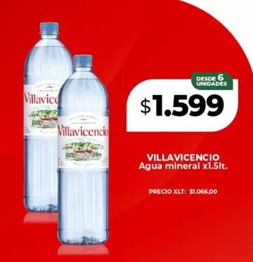 Villavicencio - Agua mineral