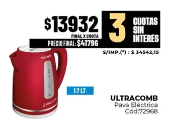 Ultracomb - Pava Eléctrica Cód:72968