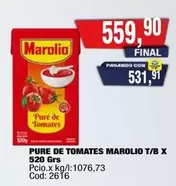 Marolio - PURE DE TOMATES T/B X
