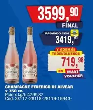 X$ - CHAMPAGNE FEDERICO DE ALVEAR