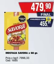 Savora - MOSTAZA