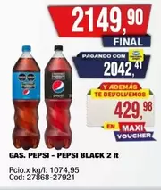 Pepsi - PEPSI - PEPSI BLACK 2 It