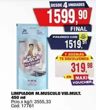 Platinum - LIMPIADOR M.MUSCULO VID.MULT.