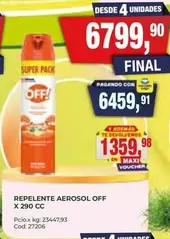Off - REPELENTE AEROSOL OFF