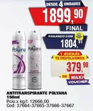 Polyana - ANTITRANSPIRANTE