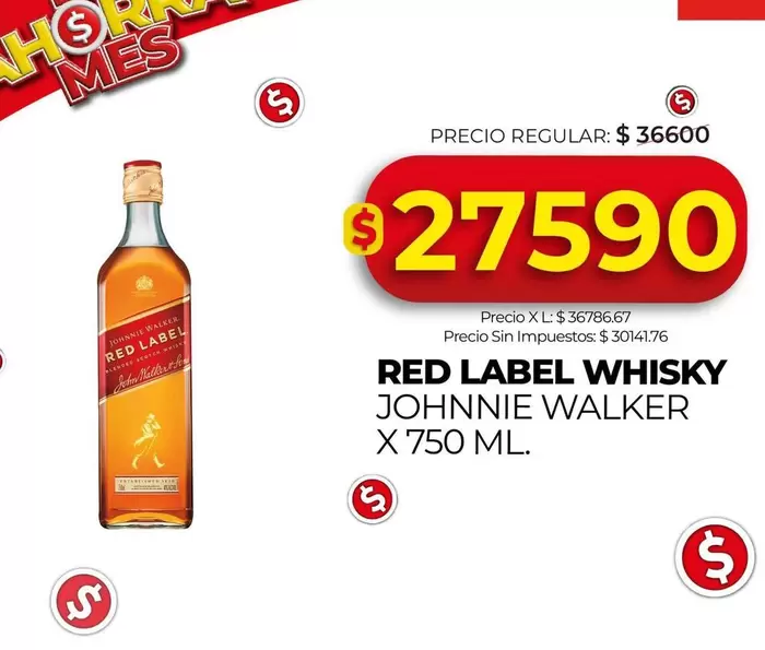 Johnnie Walker - RED LABEL WHISKY