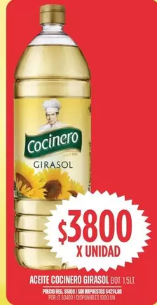 Cocinero - GIRASOL