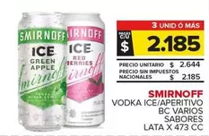 Smirnoff - Vodka Ice