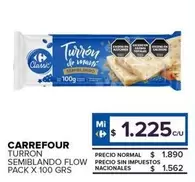 Carrefour - Turron Semiblando Flow
