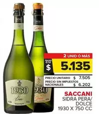 Saccani - Sidra Pera