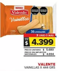 Valente - Vainillas