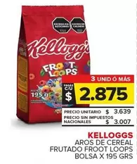 Kellogg's - Aros De Cereal Frutado Froot Loops