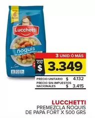 Lucchetti - Premezcla Noquis De Papa Fort