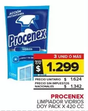 Procenex - Limpiador Vidrios