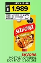 Savora - Mostaza Original