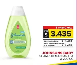 Johnson'S Baby - Shampoo Manzanilla