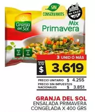 Granja Del Sol - Primavera Mix Congelada