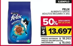 Felix - Alimento Gatos Adultos Megamix