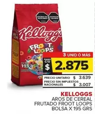 Kellogg's - Aros De Cereal Frutado Froot Loops