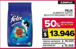Felix - Alimento Gatos Adultos Megamix