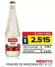 Menoyo - Vinagre De Manzana