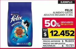 Felix - Alimento Gatos Adultos Megamix