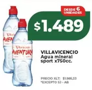 Villavicencio - Agua mineral sport x750cc
