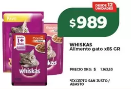 Whiskas - Alimento gato