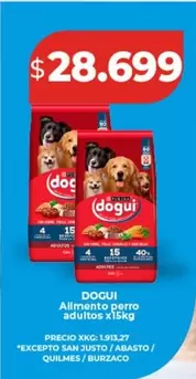 dogui - Allmento perro adultos x15kg