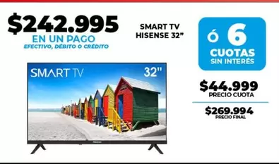 Hisense - SMART TV 32"