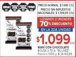 X$ - MANI CON CHOCOLATE