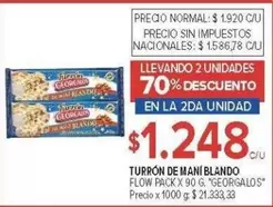 Georgalos - TURRÓN DE MANI BLANDO