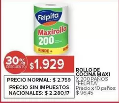 Felpita - ROLLO DE COCINA MAXI