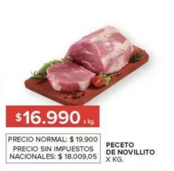 X$ - PECETO DE NOVILLITO